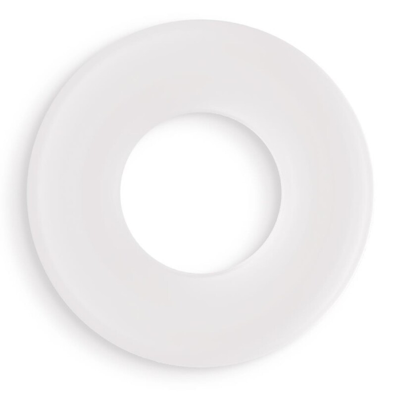 Ерекційне кільце NS Novelties Bubble Medium світиться в темряві, біле, 5 х 5 см