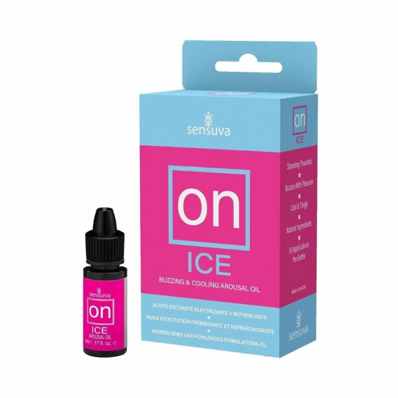 Рідкий вібратор Sensuva ON Ice з охолоджуючим ефектом, 5 мл