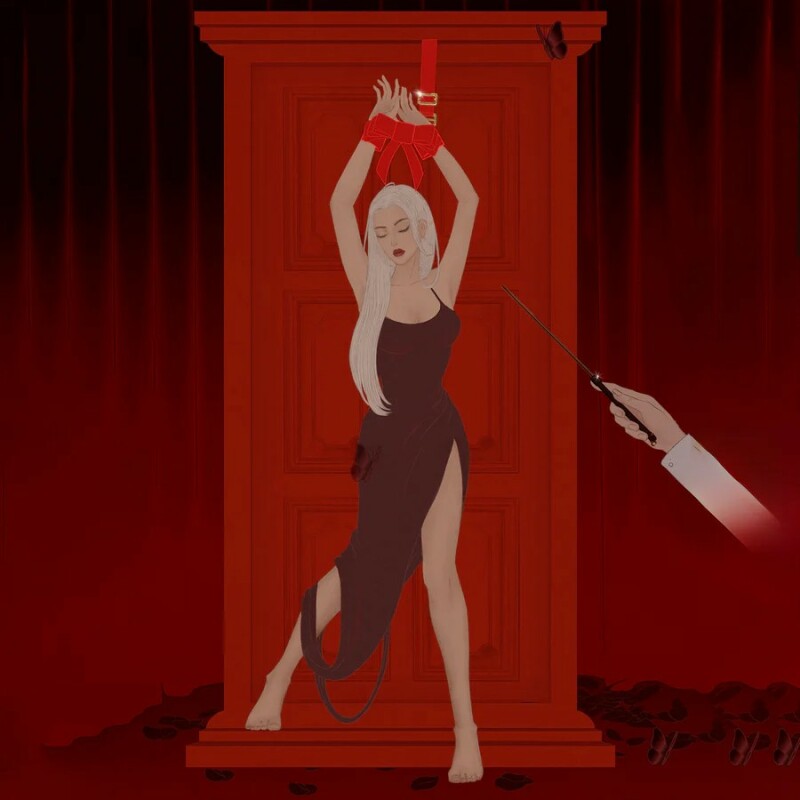 Фіксатор на двері UPKO Bowknot з бантиком, червоний - Изображение 1