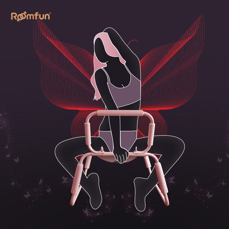 Стілець для сексу Roomfun Horse Chair регульований, рожевий - Изображение 1