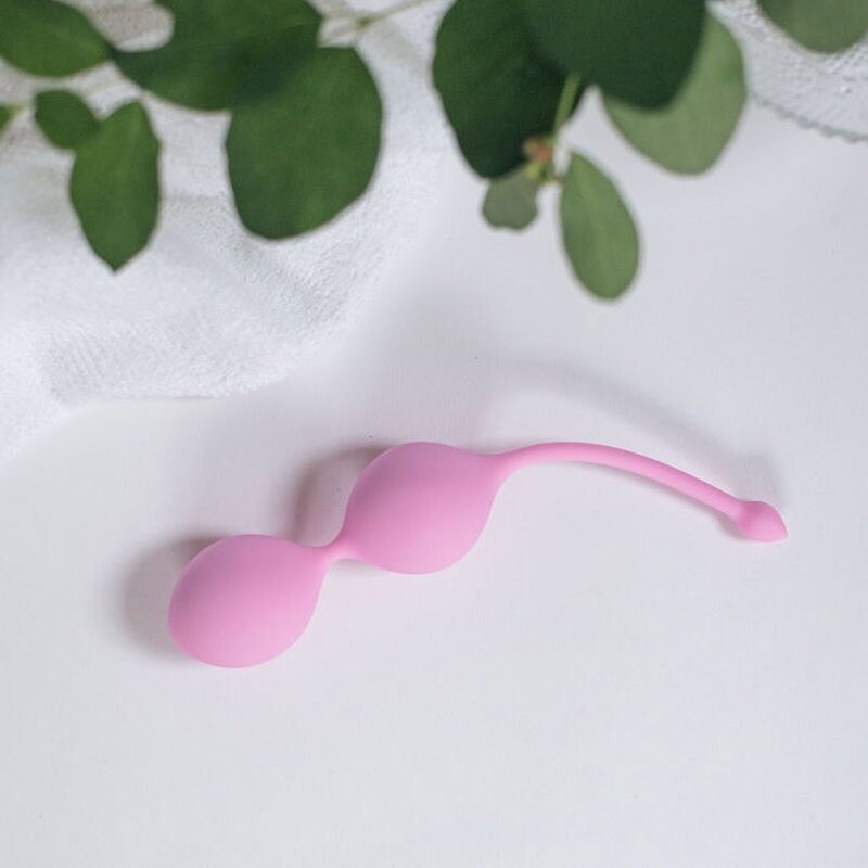 Вагінальні кульки Femintimate Kegel Balls рожеві, 19.9 х 3.5 см - Зображення 2