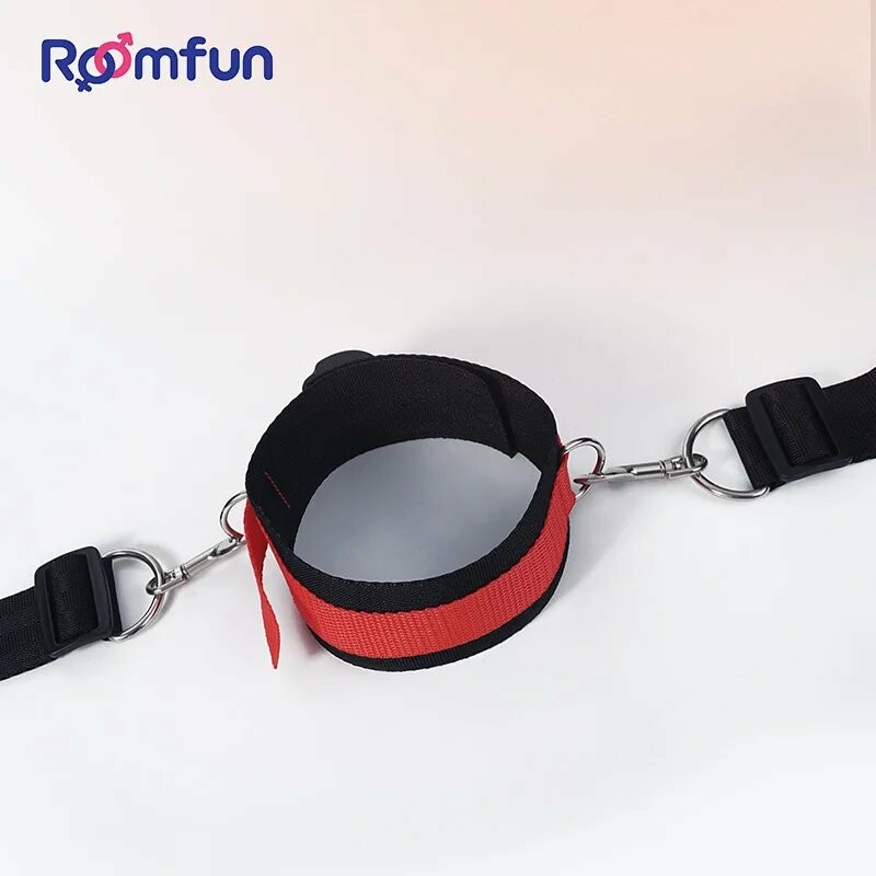 Система для фіксації у ліжку Roomfun Bedroom Bondage червоно-чорна - Зображення 3