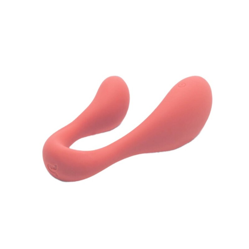 Вібратор для пар Adrien Lastic Couple Secrets 2 з керуванням з додатка, рожевий, 10.8 х 3.5 см - Изображение 1