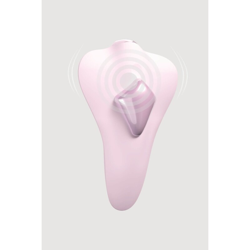 Вібратор в трусики Adrien Lastic Temptation з керуванням з додатка, рожевий, 8.7 х 5.4 см - Зображення 4