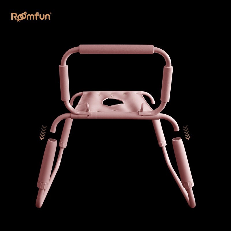 Стілець для сексу Roomfun Horse Chair регульований, рожевий - Изображение 4