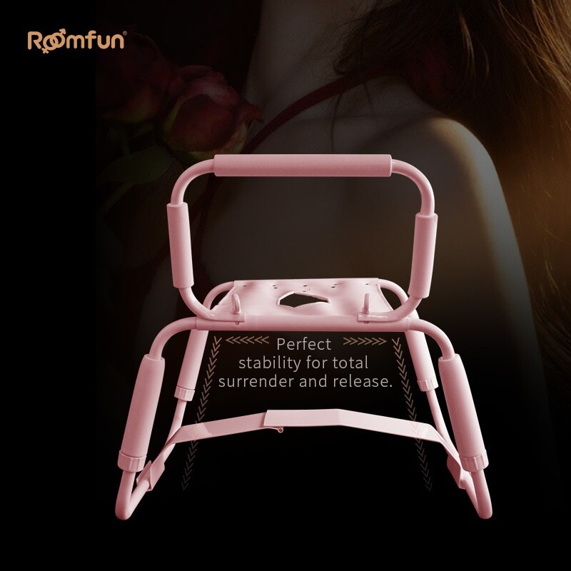 Стілець для сексу Roomfun Horse Chair регульований, рожевий - Изображение 5