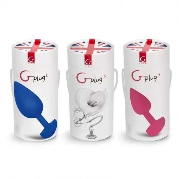Анальний вібратор Gvibe Gplug L силіконовий, синій, 10.5 х 3.9 см - Изображение 6