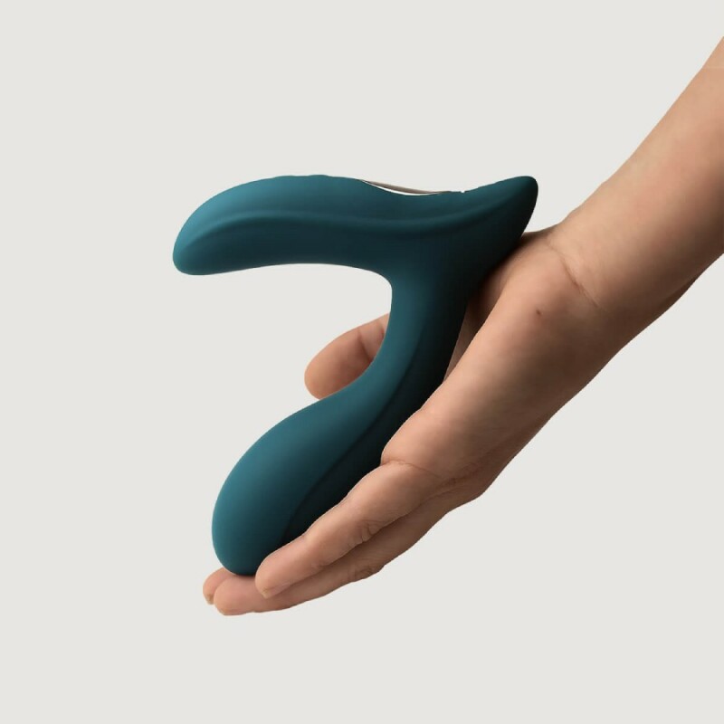 Вібромасажер простати Adrien Lastic Pulsation з керуванням з додатка, зелений, 12.9 х 4 см - Изображение 6