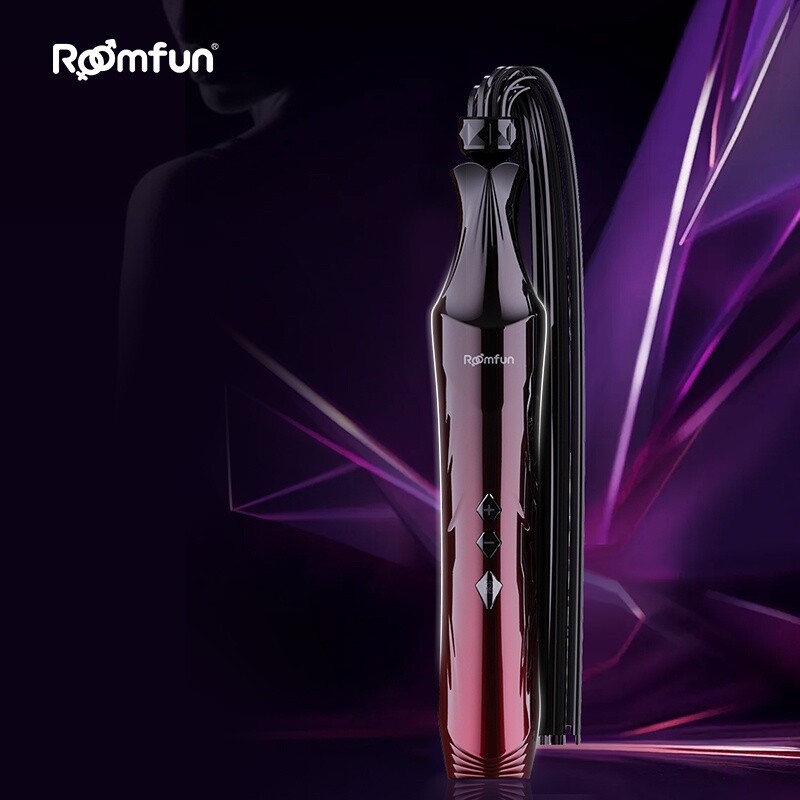 Флогер Roomfun з електростимуляцією, рожево-чорний - Изображение 6
