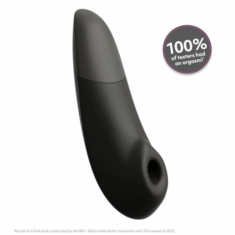 Кліторальний стимулятор 2 в 1 Womanizer Enhance Black вакуумна стимуляція та вібрація, чорний - Зображення 9