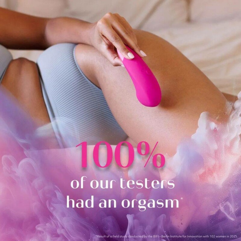 Кліторальний стимулятор 2 в 1 Womanizer Enhance Pink вакуумна стимуляція та вібрація, рожевий - Зображення 7