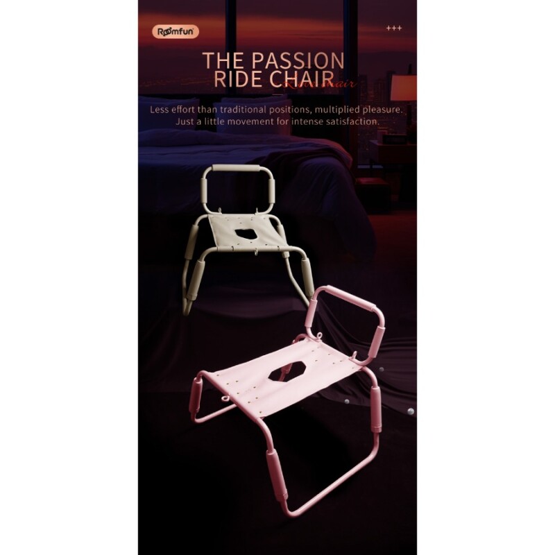 Стілець для сексу Roomfun Horse Chair регульований, рожевий - Изображение 9