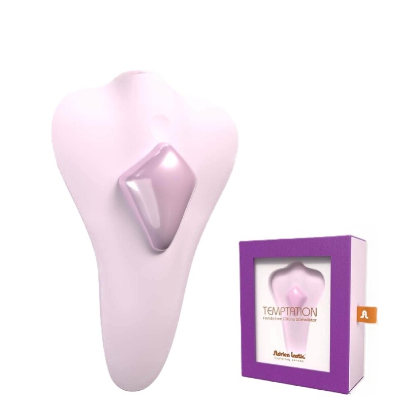 Вібратор в трусики Adrien Lastic Temptation з керуванням з додатка, рожевий, 8.7 х 5.4 см