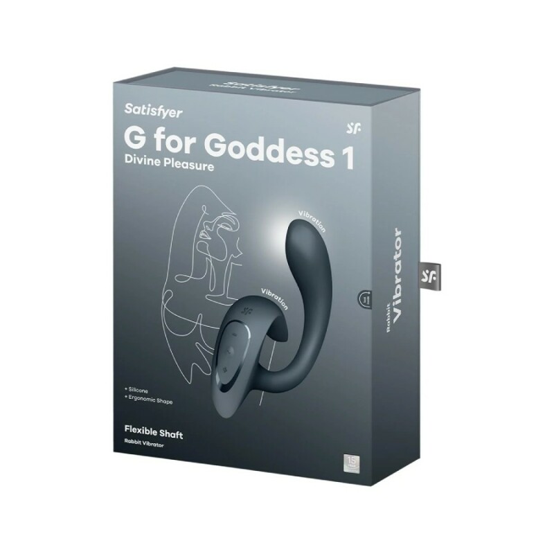 Вібратор G for Goddess 1 для точки G та клітора Satisfyer, сірий, 18.5 х 4 см - Изображение 1