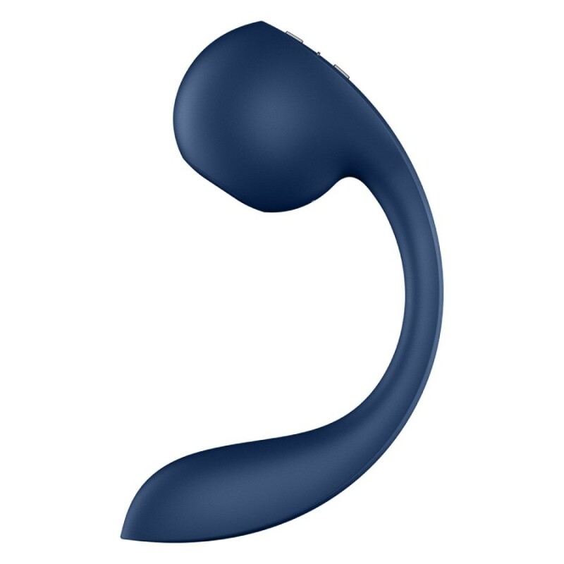 Вібратор для точки G та клітора Satisfyer Pro+ Wave 4 з додатком, блакитний, 26.5 х 4.1 см - Зображення 2