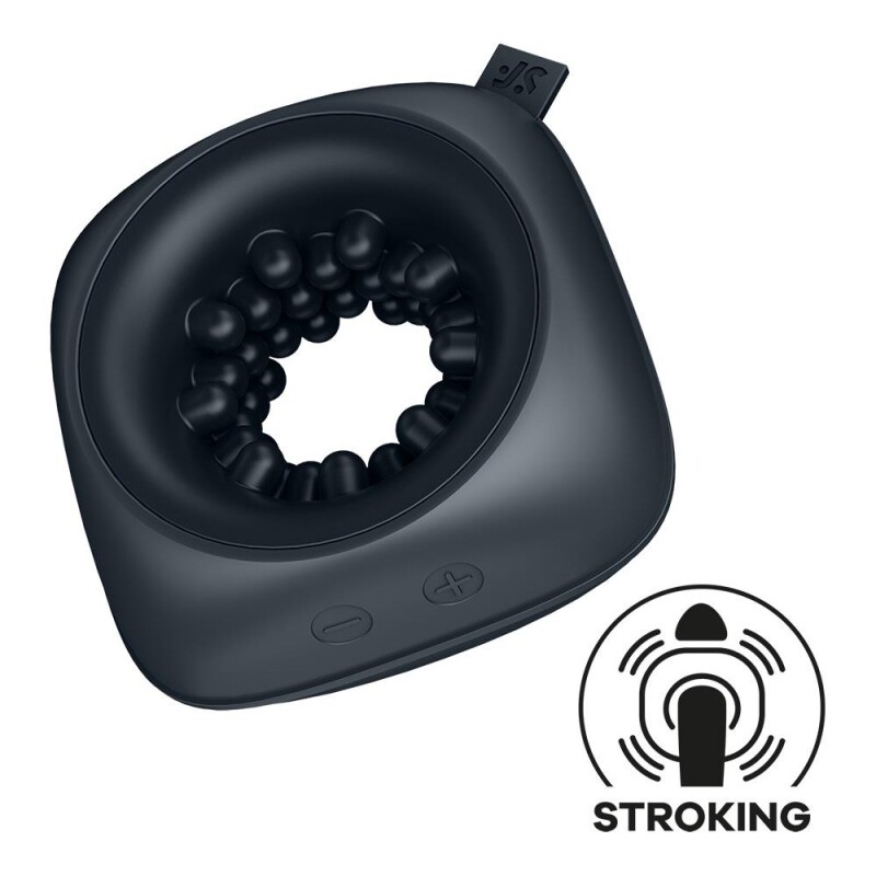 Мастурбатор-кільце Satisfyer Ring Stroker з вібрацією, чорний, 9.1 х 9.1 см - Изображение 2