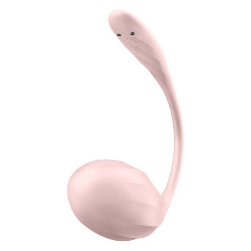 Вібратор у трисики Satisfyer Ribbed Petal з додаткомі пультом, рожевий, 23.5 х 3.8 см - Зображення 2