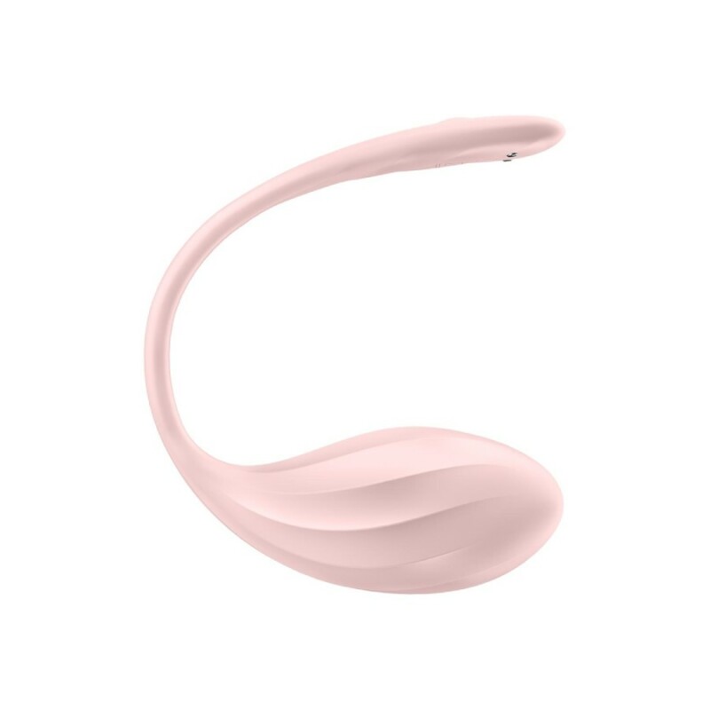 Вібратор у трисики Satisfyer Ribbed Petal з додаткомі пультом, рожевий, 23.5 х 3.8 см - Зображення 3