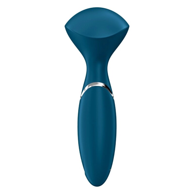 Вібромасажер Satisfyer Mini Wand-er компактний, блакитний, 5.8 х 6.3 см - Изображение 3