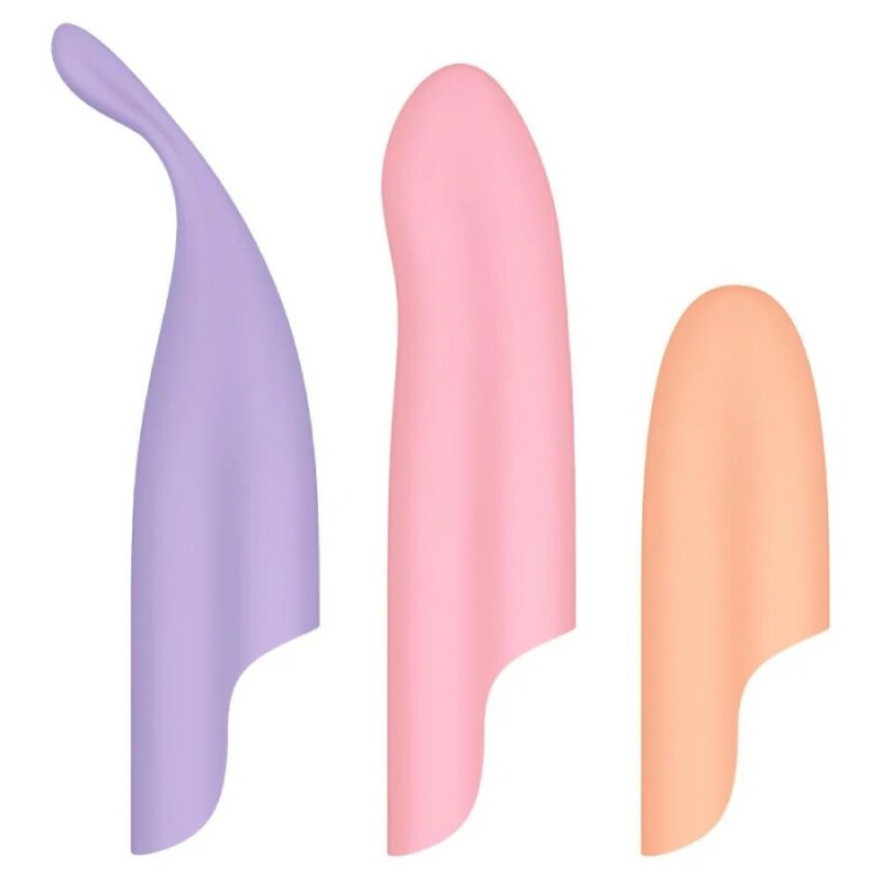 Вібратор Satisfyer Playful Four з 4 насадками, різнокольорові, 17 х 3.4 см - Зображення 4