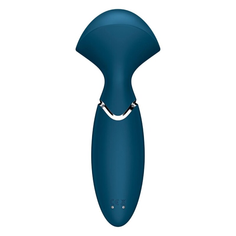 Вібромасажер Satisfyer Mini Wand-er компактний, блакитний, 5.8 х 6.3 см - Изображение 4