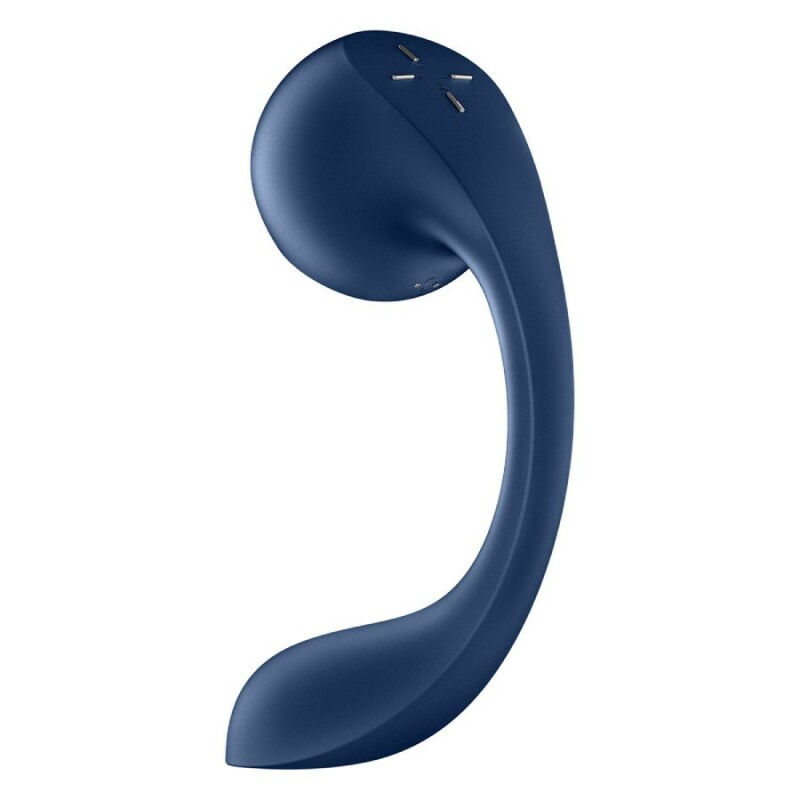 Вібратор для точки G та клітора Satisfyer Pro+ Wave 4 з додатком, блакитний, 26.5 х 4.1 см - Зображення 4