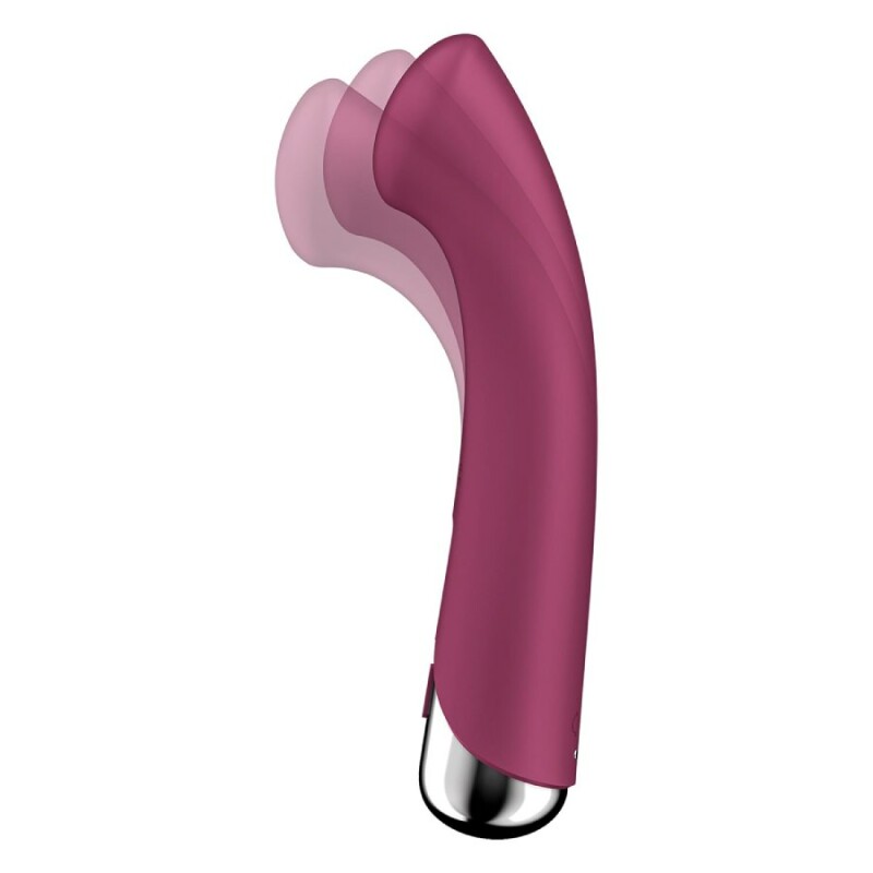Вібратор для точки G Satisfyer Spinning G-Spot 1 з ротацією, червоний, 16.5 х 3.5 см - Изображение 4