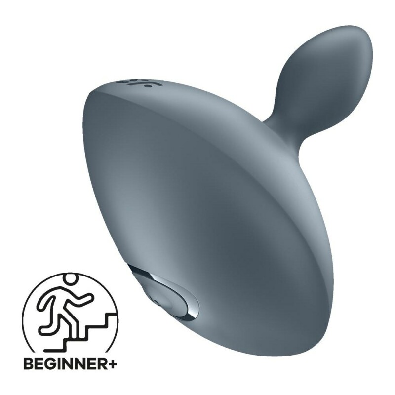 Анальний вібратор Satisfyer Booty Absolute Beginners 4 з широкою основою, сірий, 7.8 х 8.3 см - Зображення 4