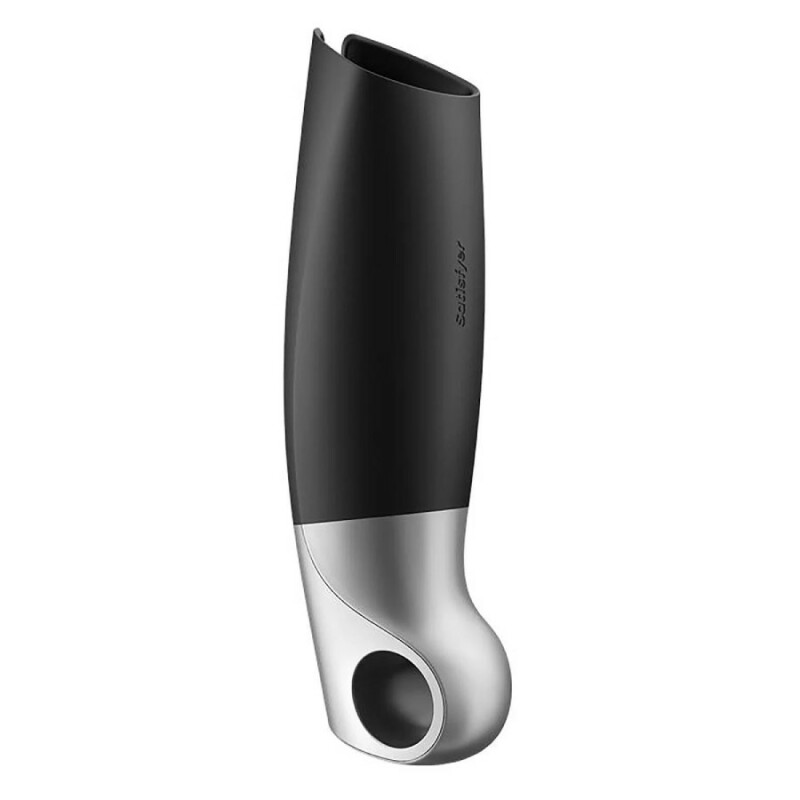 Мастурбатор Satisfyer Power Masturbator з додатком, чорний, 26 х 6 см - Изображение 5
