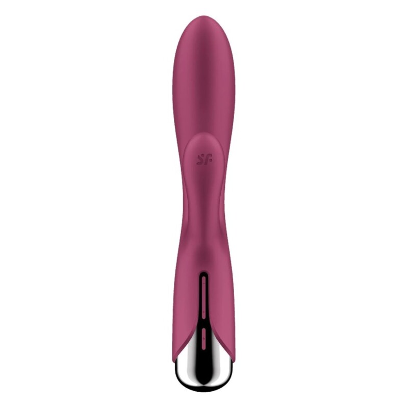 Вібратор-кролик Satisfyer Spinning Rabbit 1 для точки G та клітора, червоний, 20 х 3.5 см - Зображення 5