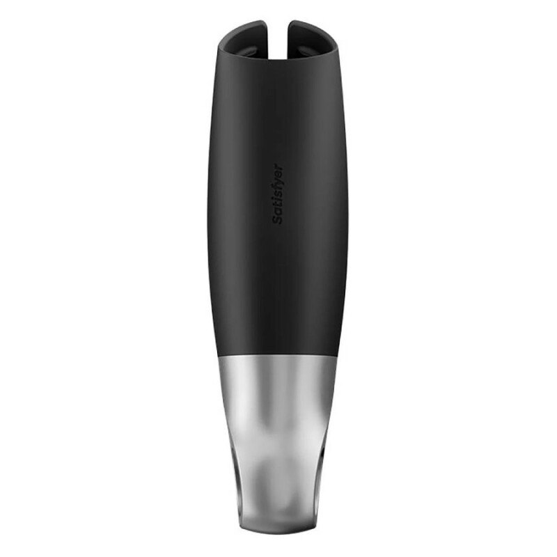 Мастурбатор Satisfyer Power Masturbator з додатком, чорний, 26 х 6 см - Изображение 6