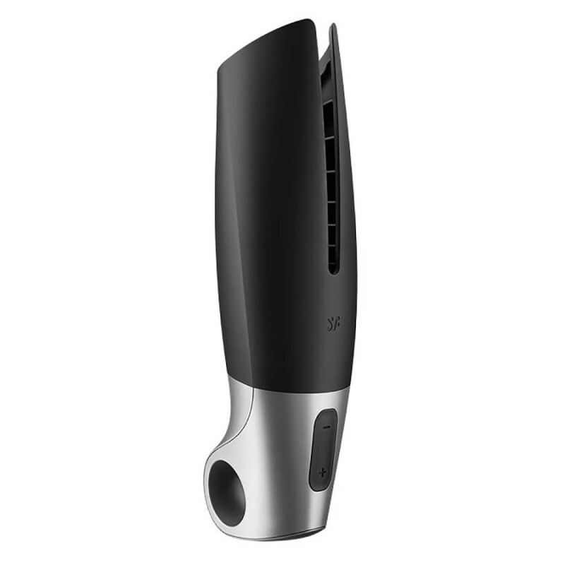 Мастурбатор Satisfyer Power Masturbator з додатком, чорний, 26 х 6 см - Изображение 9