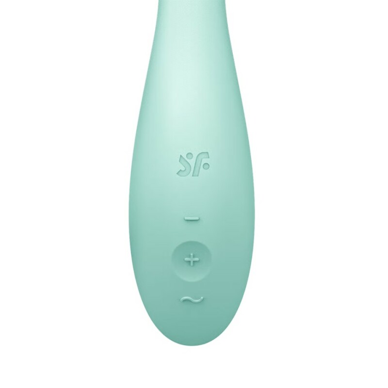 Вібратор з рухливою кулькою Satisfyer Rrrolling Pleasure м'ятний, 3.9 х 21.9 см - Зображення 3