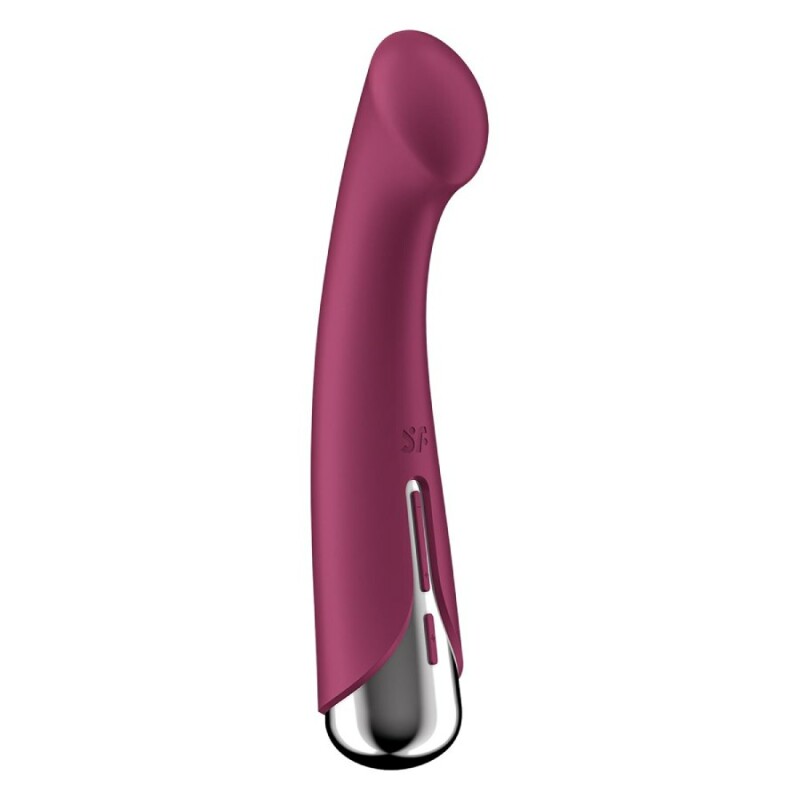 Вібратор для точки G Satisfyer Spinning G-Spot 1 з ротацією, червоний, 16.5 х 3.5 см