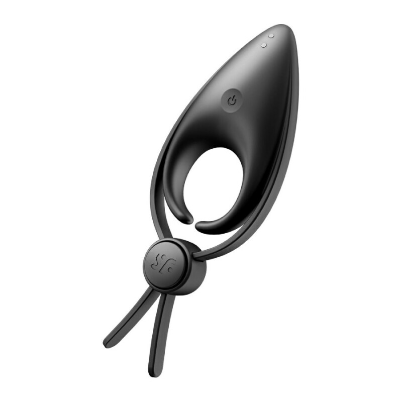 Ерекційне віброкільце Satisfyer Sniper чорне, 14.2 х 5 см