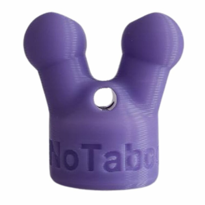 Насадка для поперса NO TABOO без клапана, фіолетова, розмір S