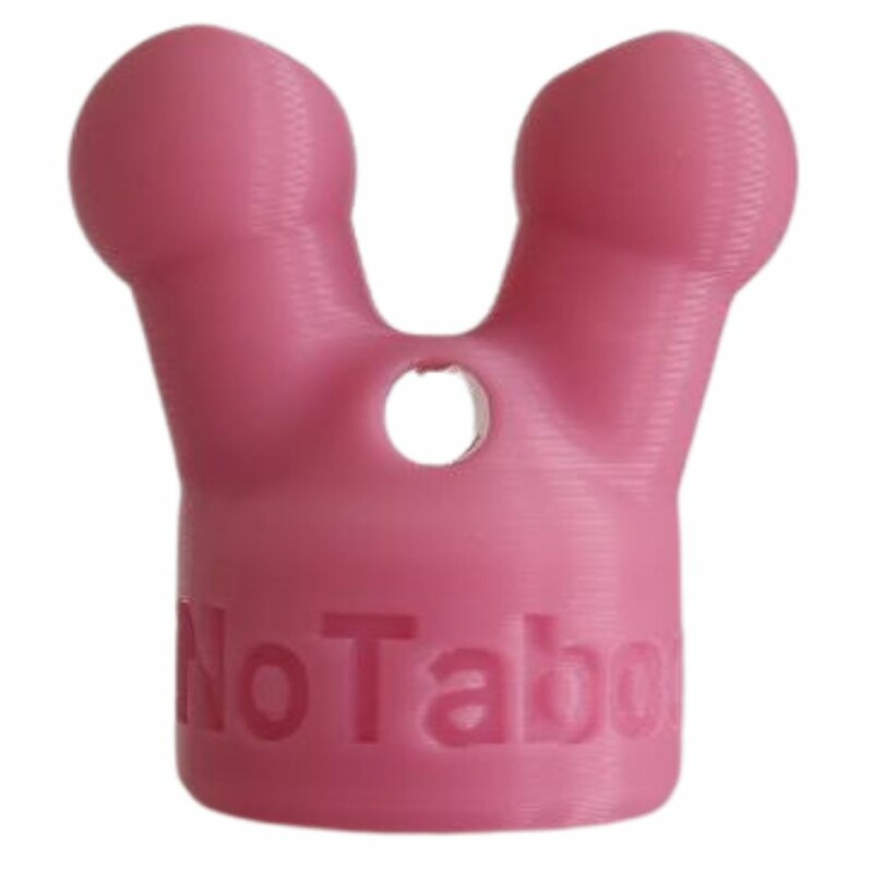Насадка для поперса NO TABOO з клапаном, рожева, розмір S
