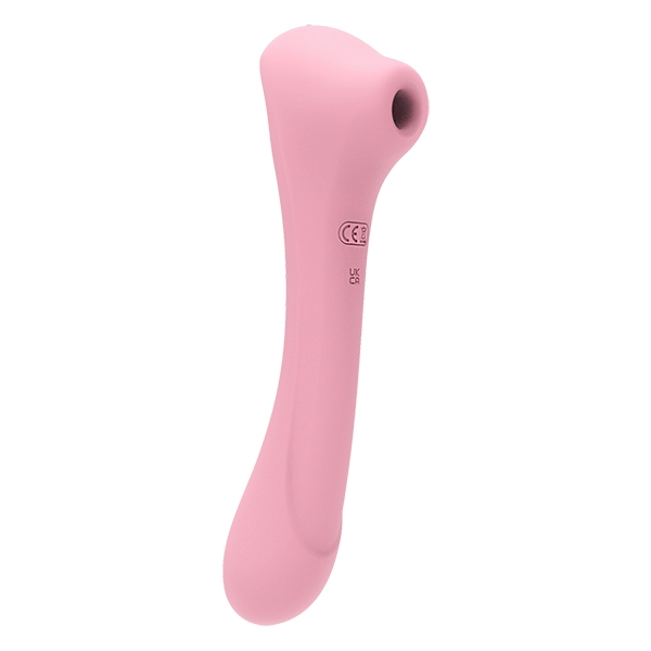 Вакуумний стимулятор Femintimate Daisy Massager з вібрацією, рожевий, 20.2 х 4.2 см - Зображення 1