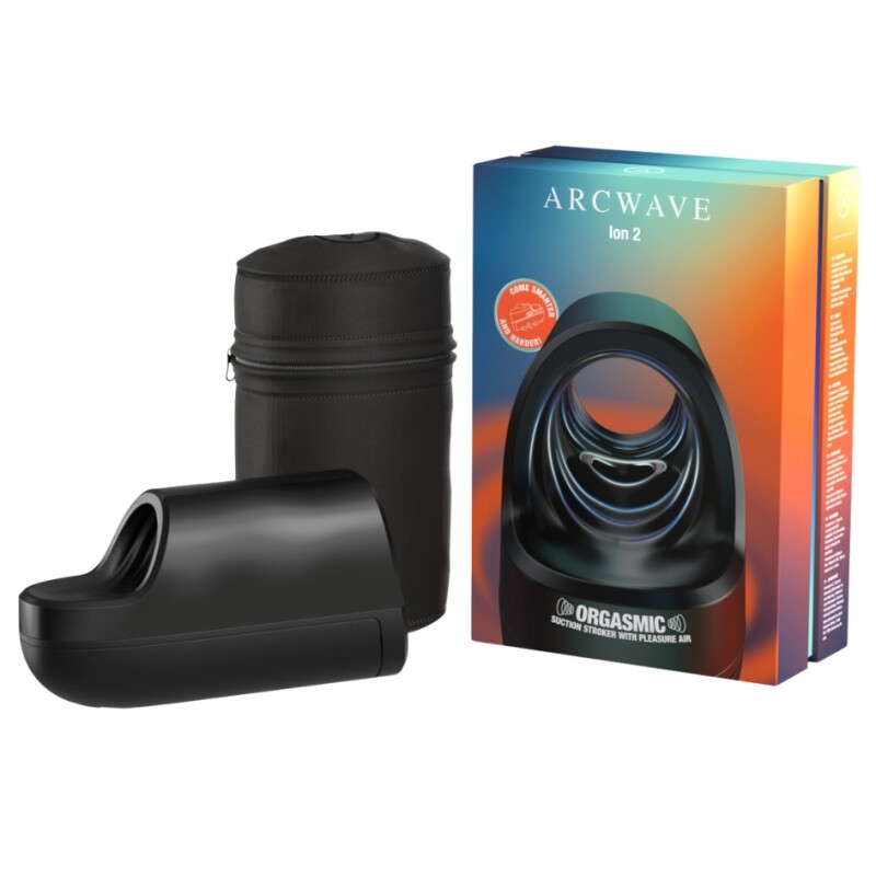Мастурбатор з пульсацією Arcwave Ion 2 з чохлом, чорний