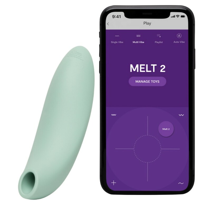 Вакуумний стимулятор We-Vibe Melt 2 для пар, зелений - Зображення 1
