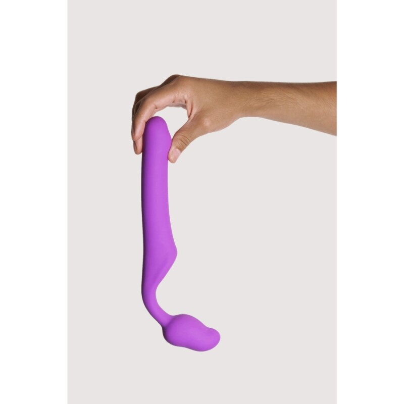 Страпон безремневий Adrien Lastic Queens S гнучкий, фіолетовий, 14.5 х 4 см - Изображение 1