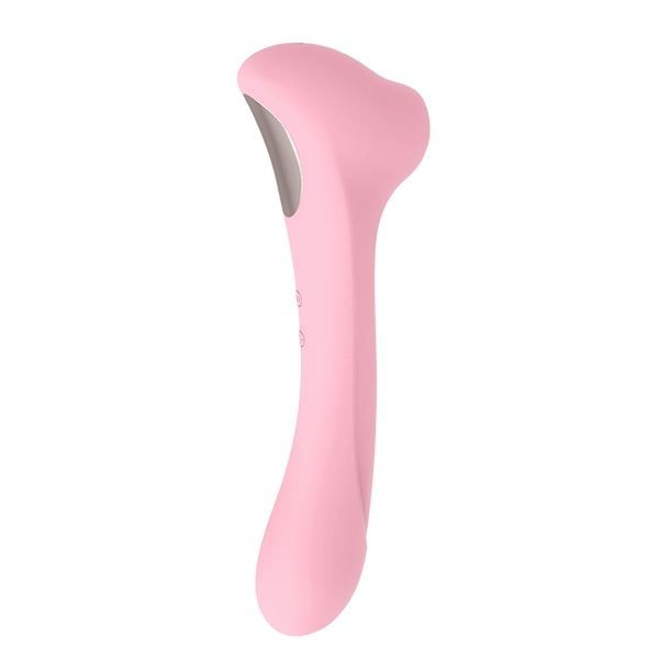 Вакуумний стимулятор Femintimate Daisy Massager з вібрацією, рожевий, 20.2 х 4.2 см - Зображення 3