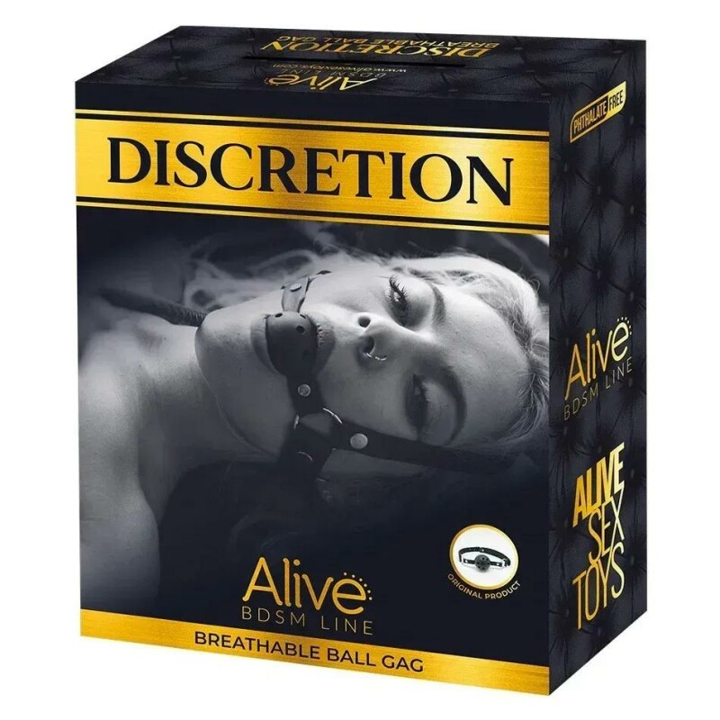 Кляп-кулька Alive Discretion регульований, червоний, 4.5 см - Изображение 3