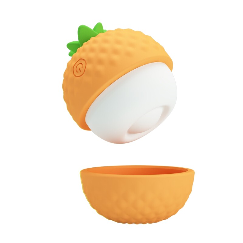 Кліторальний пульсатор Pretty Love Pineapple Secret оранжевий, 5.7 х 5.1 см - Зображення 1