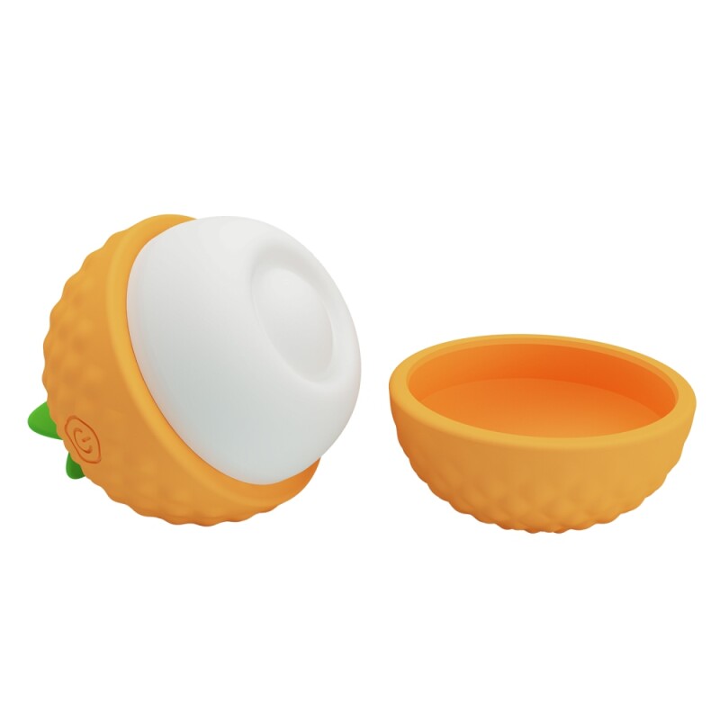 Кліторальний пульсатор Pretty Love Pineapple Secret оранжевий, 5.7 х 5.1 см - Зображення 5
