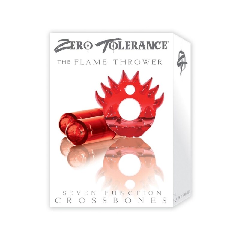 Ерекційне віброкільце Evolved Zero Tolerance з двома віброкулями, червоне, 5 х 4 см - Изображение 1
