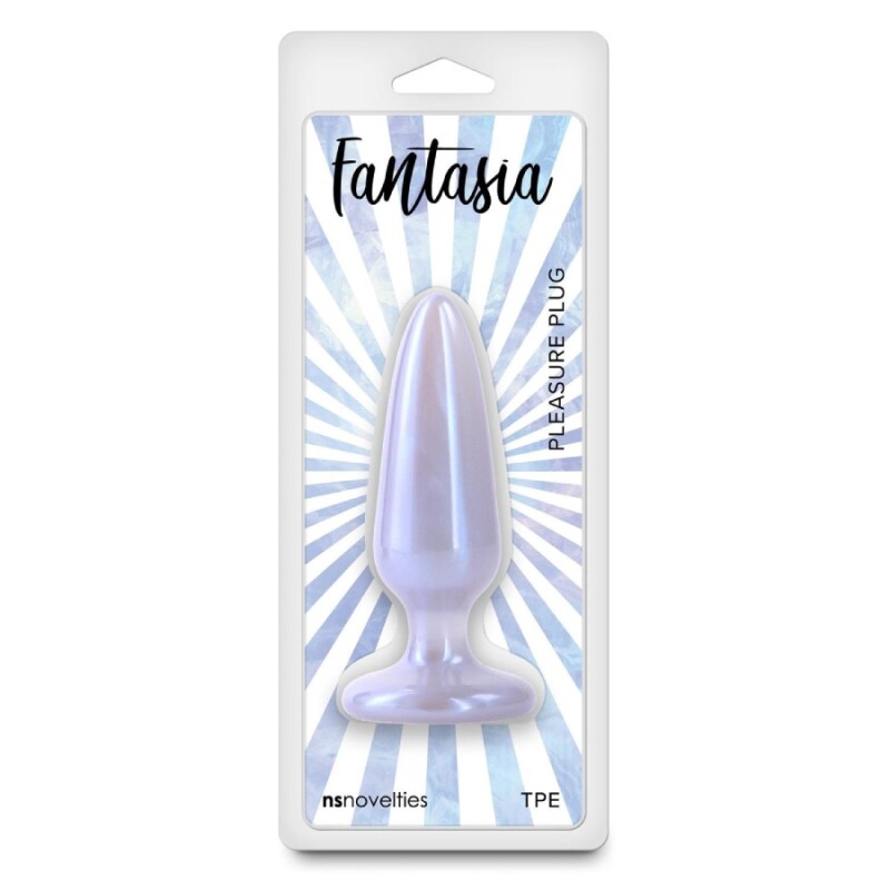 Анальна пробка NS Novelties Fantasia фіолетова, 10.3 х 3 см - Зображення 1