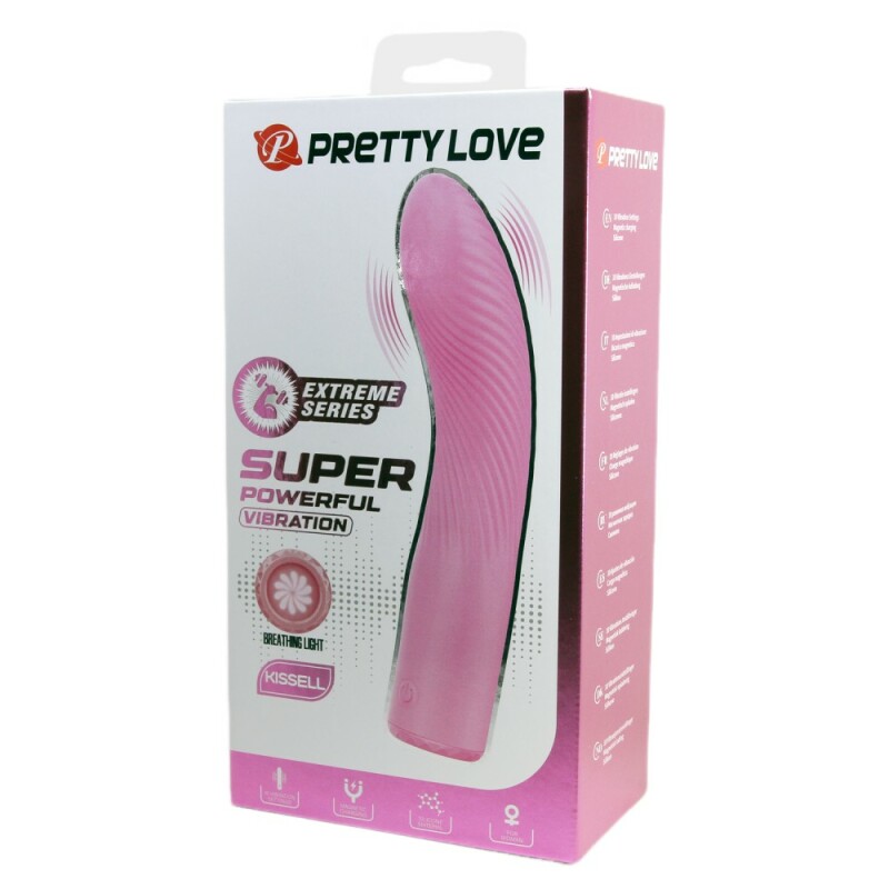 Вібратор вагінальний Pretty Love Kissell з підсвіткою, рожевий, 16.1 х 3.2 см - Зображення 9