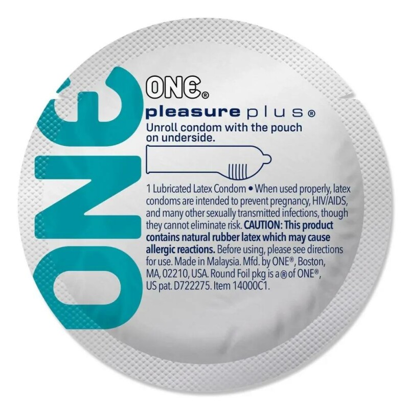 Презервативи One Pleasure Plus латексні, 100 шт - Зображення 2