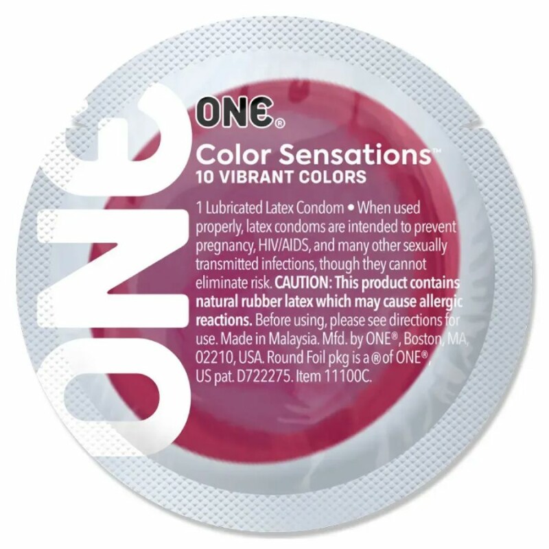Набір різнокольорових презервативів One Color Sensations, 5 шт - Изображение 6